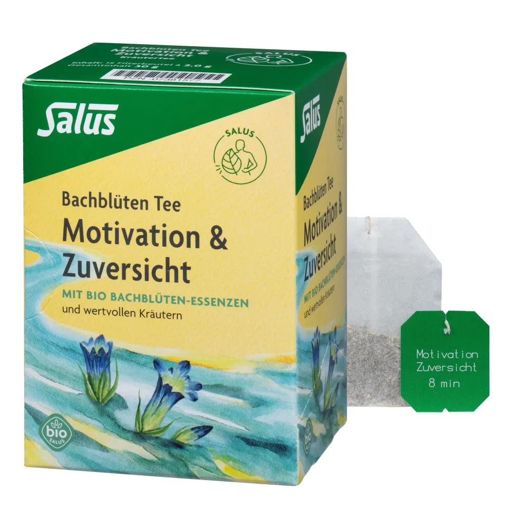® Bachblüten Tee Motivation & Zuversicht|Salus Discount
