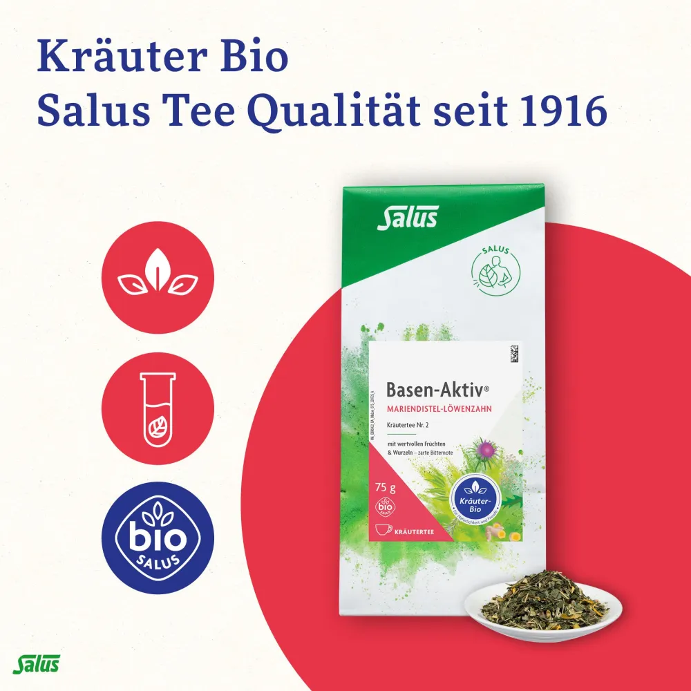 ® Basen-Aktiv® Kräutertee Maiendistel-Löwenzahn|Salus Best