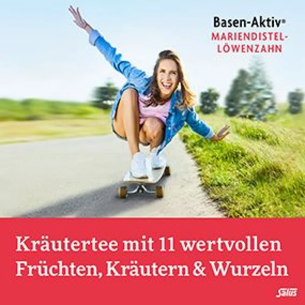 ® Basen-Aktiv® Kräutertee Nr. 2 Mariendistel-Löwenzahn|Salus Hot