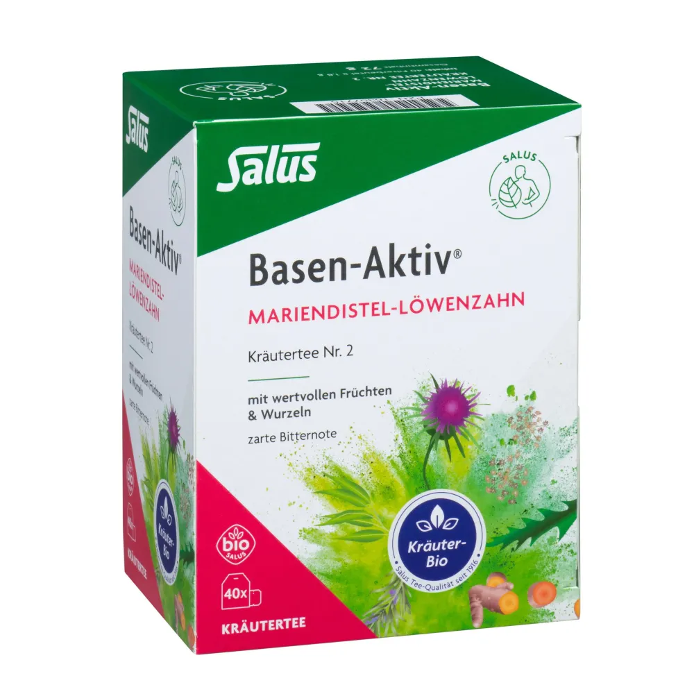 ® Basen-Aktiv® Kräutertee Nr. 2 Mariendistel-Löwenzahn|Salus Hot