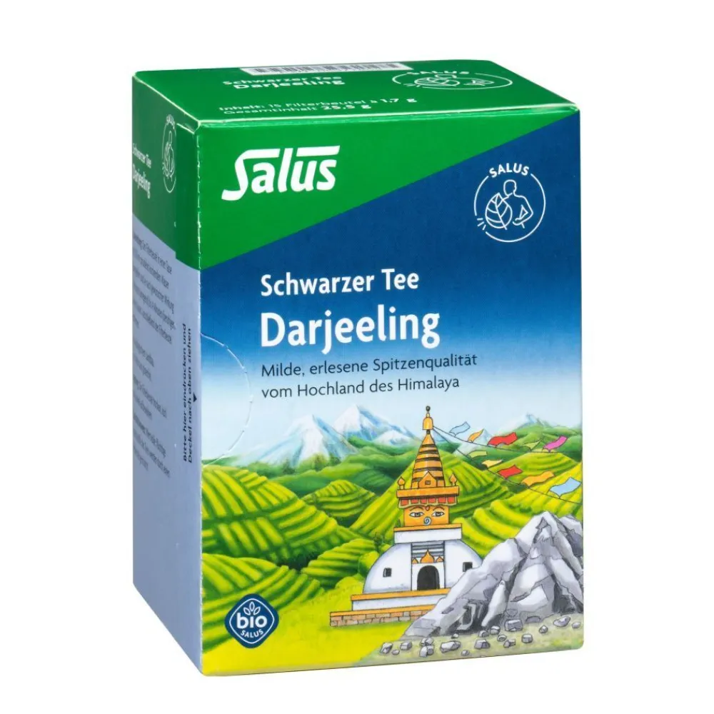 ® Darjeeling Bio Schwarzer Tee Filterbeutel|Salus New