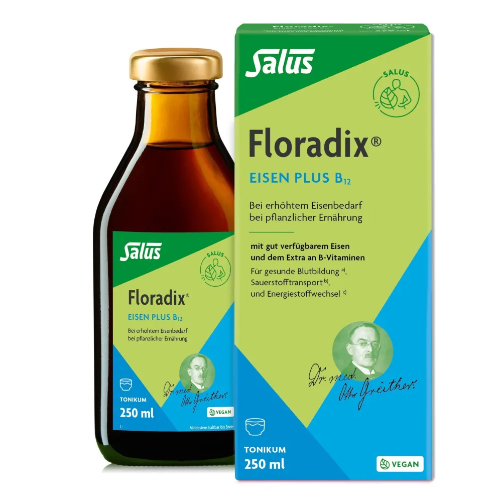 ® Floradix® Eisen plus B12 vegan>Salus Outlet