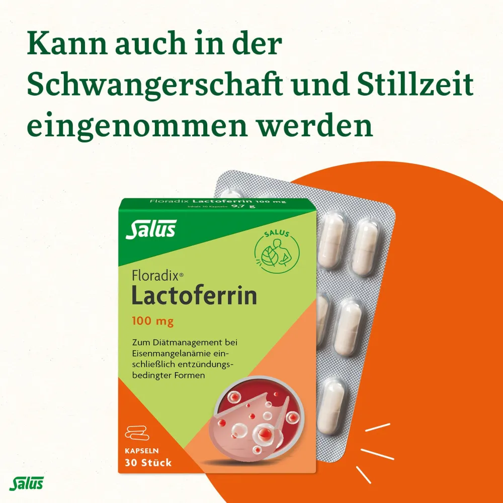 ® Floradix® Lactoferrin 100 mg>Salus Hot