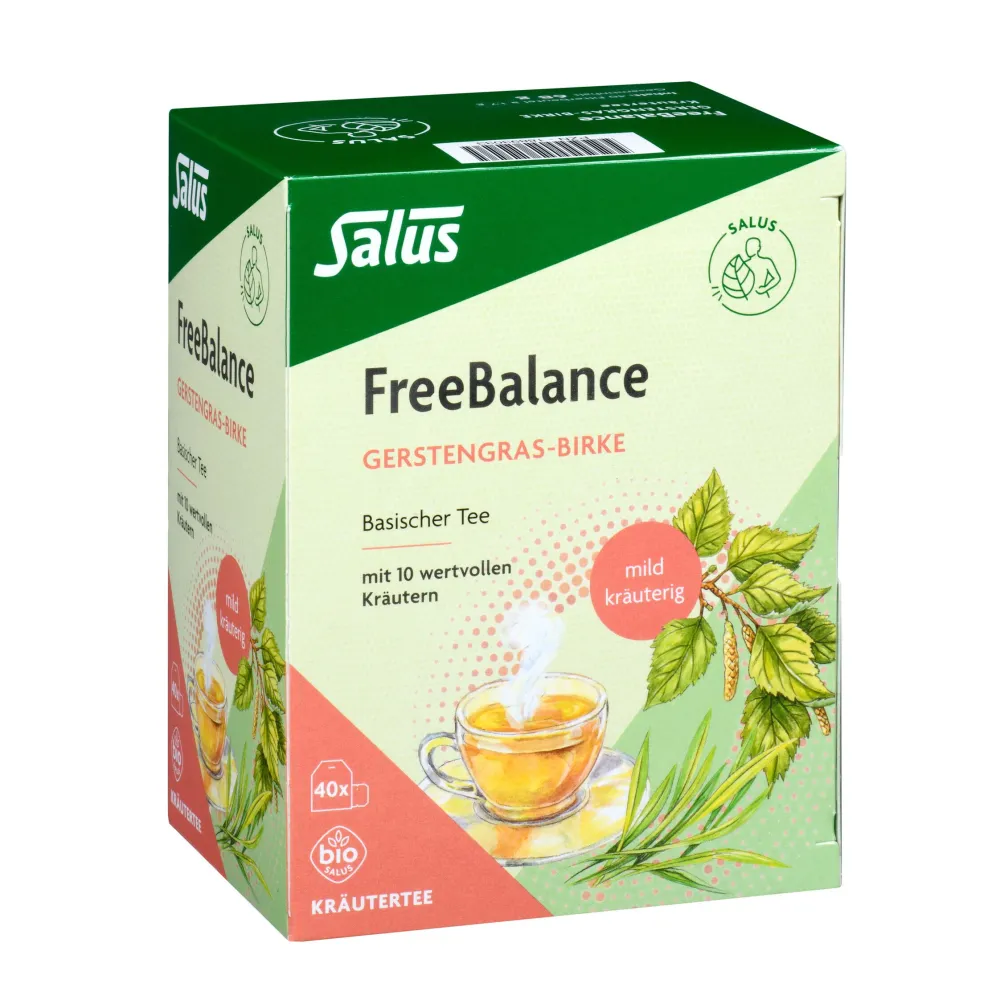 FreeBalance Gerstengras-Birke Basischer Tee>Salus Online
