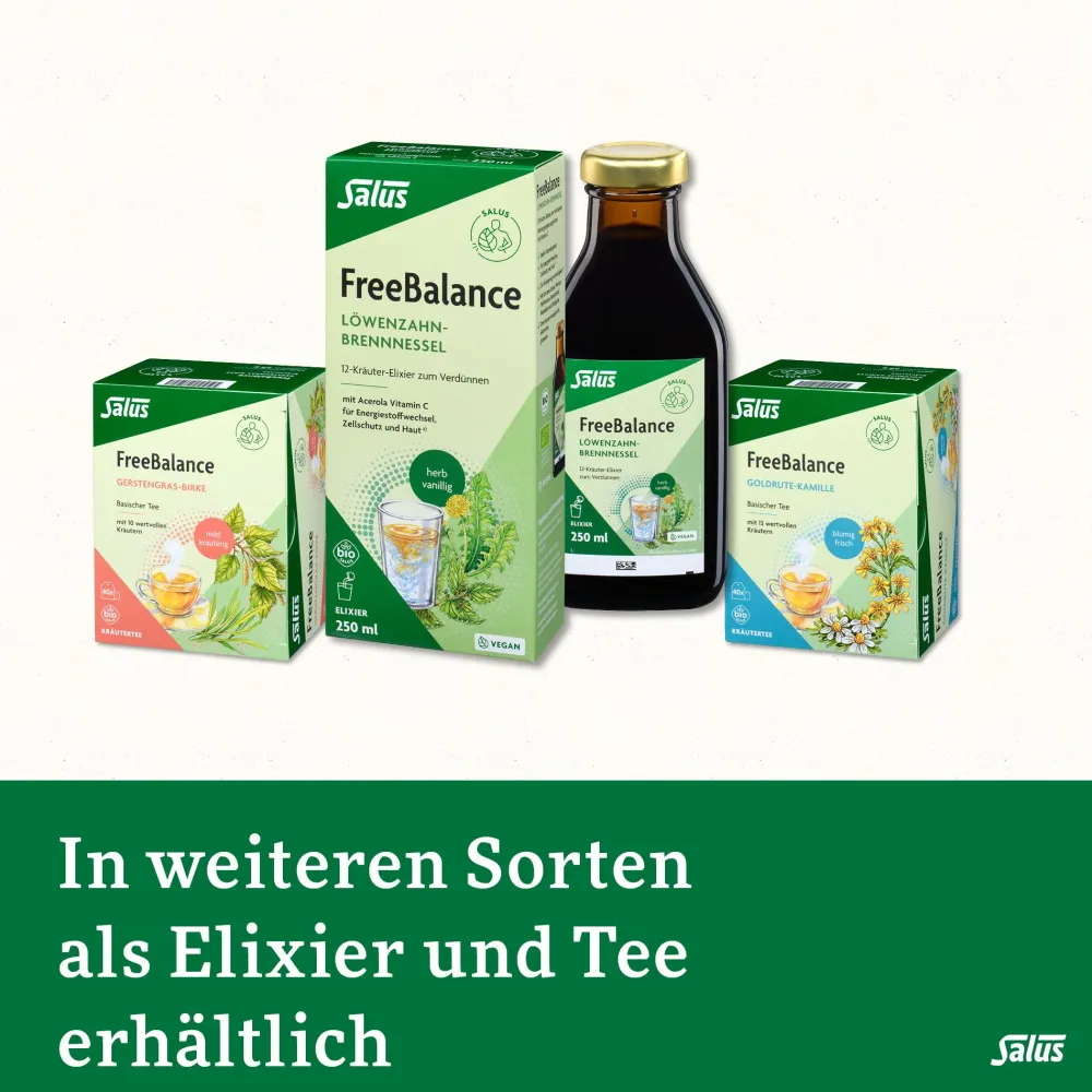 FreeBalance Löwenzahn-Brennnessel Basischer Tee>Salus Sale