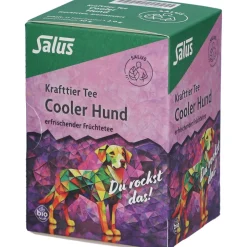 Krafttier Tee Cooler Hund Bio Früchtetee - 15 Filterbeutel|Salus Outlet