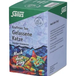 Krafttier Tee Gelassene Katze – Minziger Bio-Kräutertee mit Ashwagandha, 15 Filterbeutel>Salus Clearance