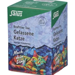 Krafttier Tee Gelassene Katze – Minziger Bio-Kräutertee mit Ashwagandha, 15 Filterbeutel​>Salus Clearance