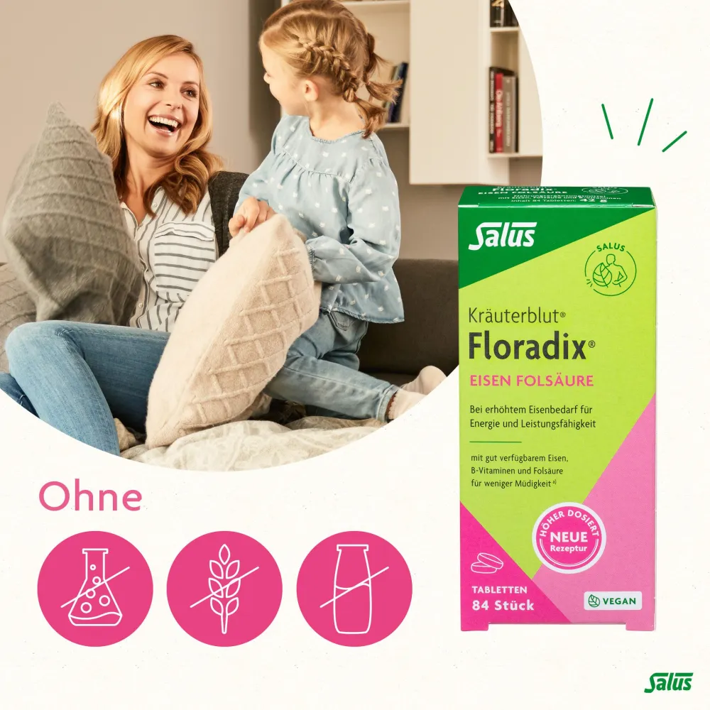 ® Kräuterblut® Floradix® Eisen Folsäure>Salus