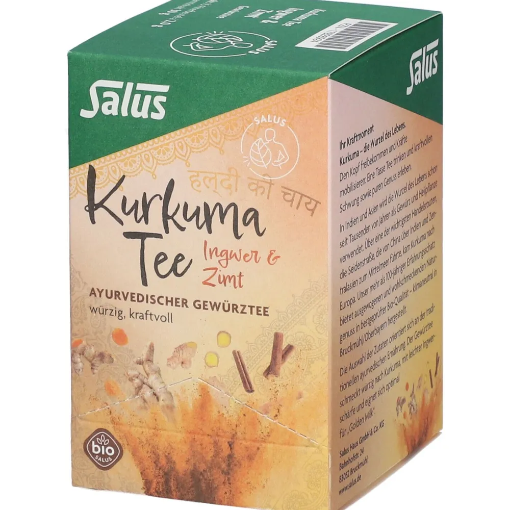 ® Kurkuma Tee Ingwer & Zimt|Salus Hot