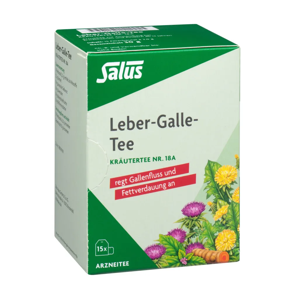 ® Leber Galle-Tee Kraeutertee Nr.18a>Salus Hot