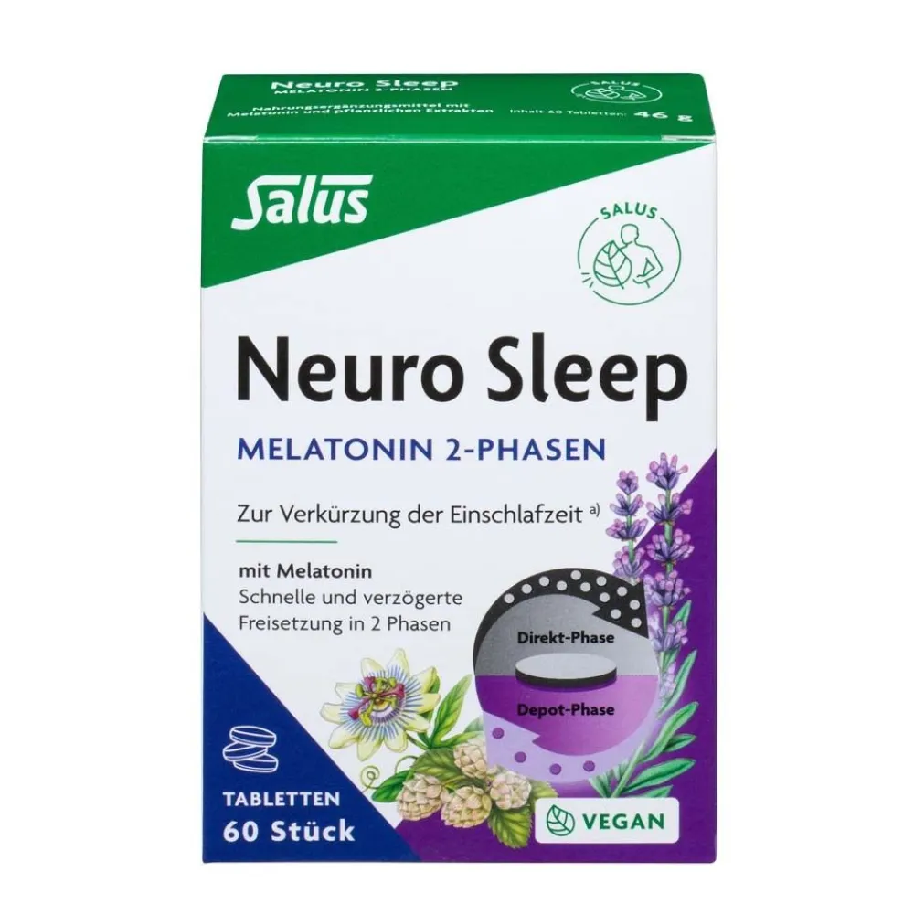 Neuro Sleep Melatonin 2-Phasen Tabletten|Salus Clearance