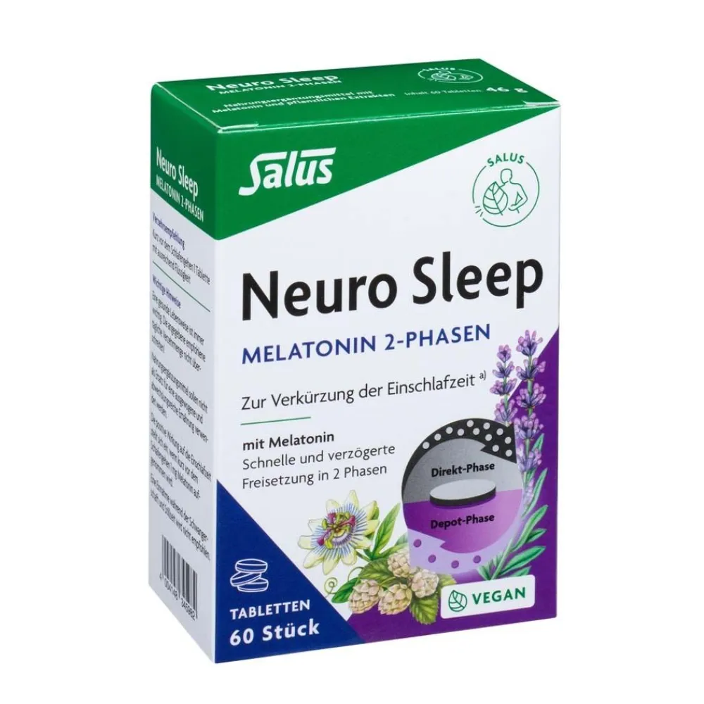 Neuro Sleep Melatonin 2-Phasen Tabletten|Salus Clearance