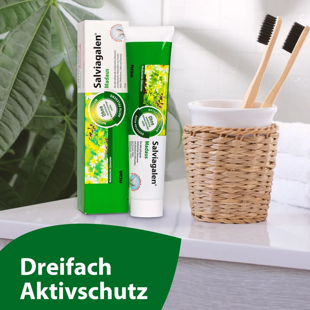 Madaus - Medizinische Zahnpasta ohne Fluorid>Salviagalen Hot