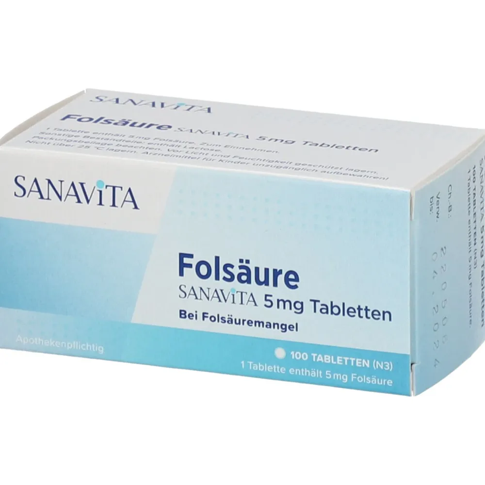 SANAVITA Folsäure 5 mg> Discount