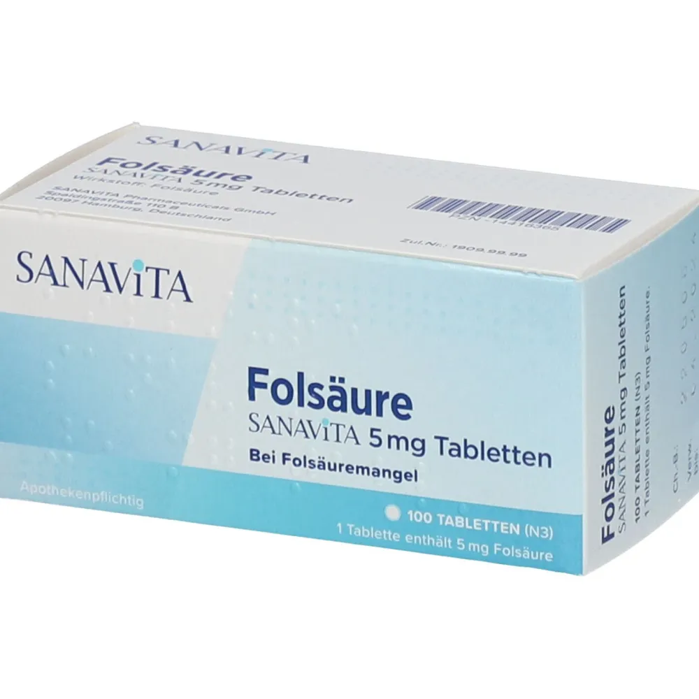 SANAVITA Folsäure 5 mg> Discount