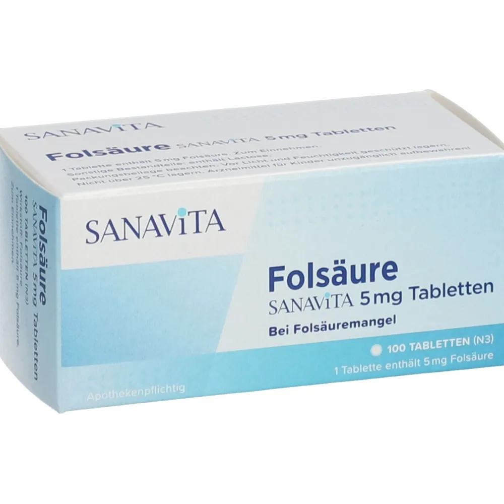 SANAVITA Folsäure 5 mg> Discount
