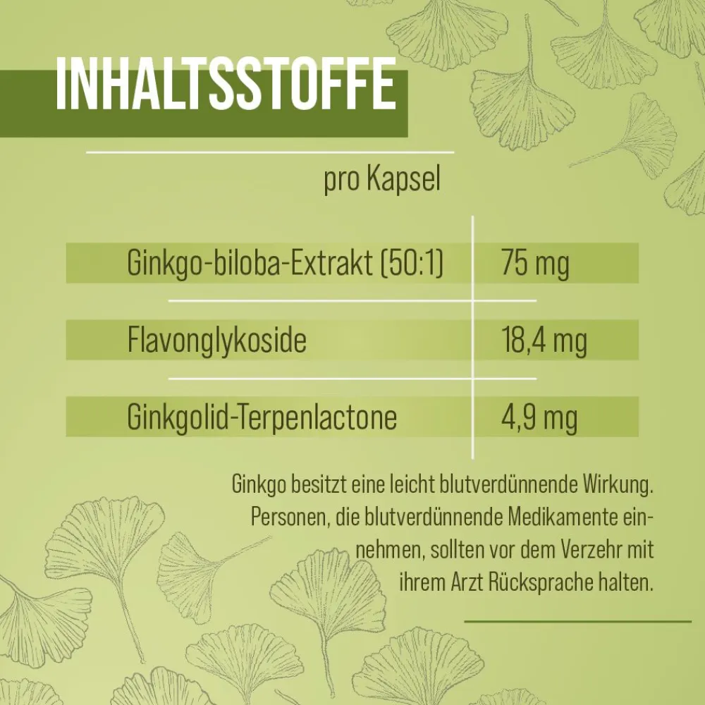 Ginkgo-Kapseln|Sanct Bernhard Best