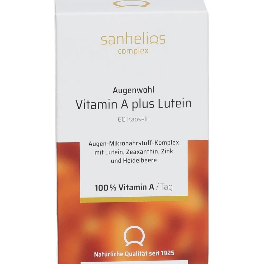 Augenwohl Vitamin A plus Lutein|Sanhelios Clearance