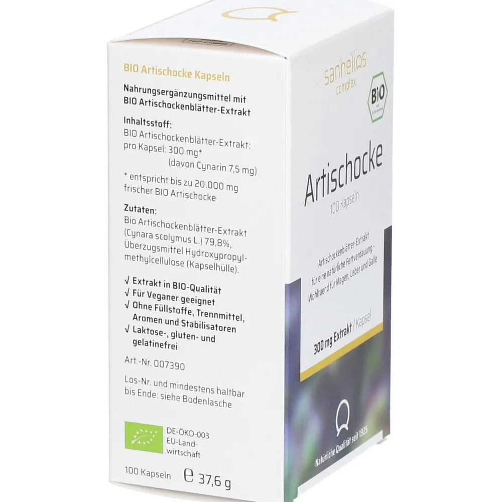 ® BIO Artischocke-Kapseln>Sanhelios Online