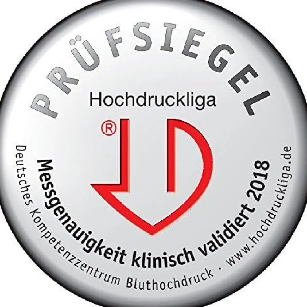 Sanitas Oberarm-Blutdruckmessgerät, Manschettensitzkontrolle> New