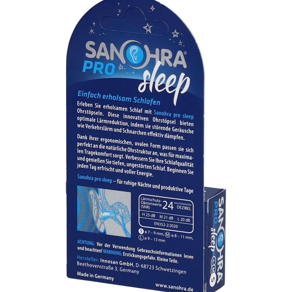 SANOHRA® pro sleep Gehörschutzstöpsel S 7–9 mm| Online