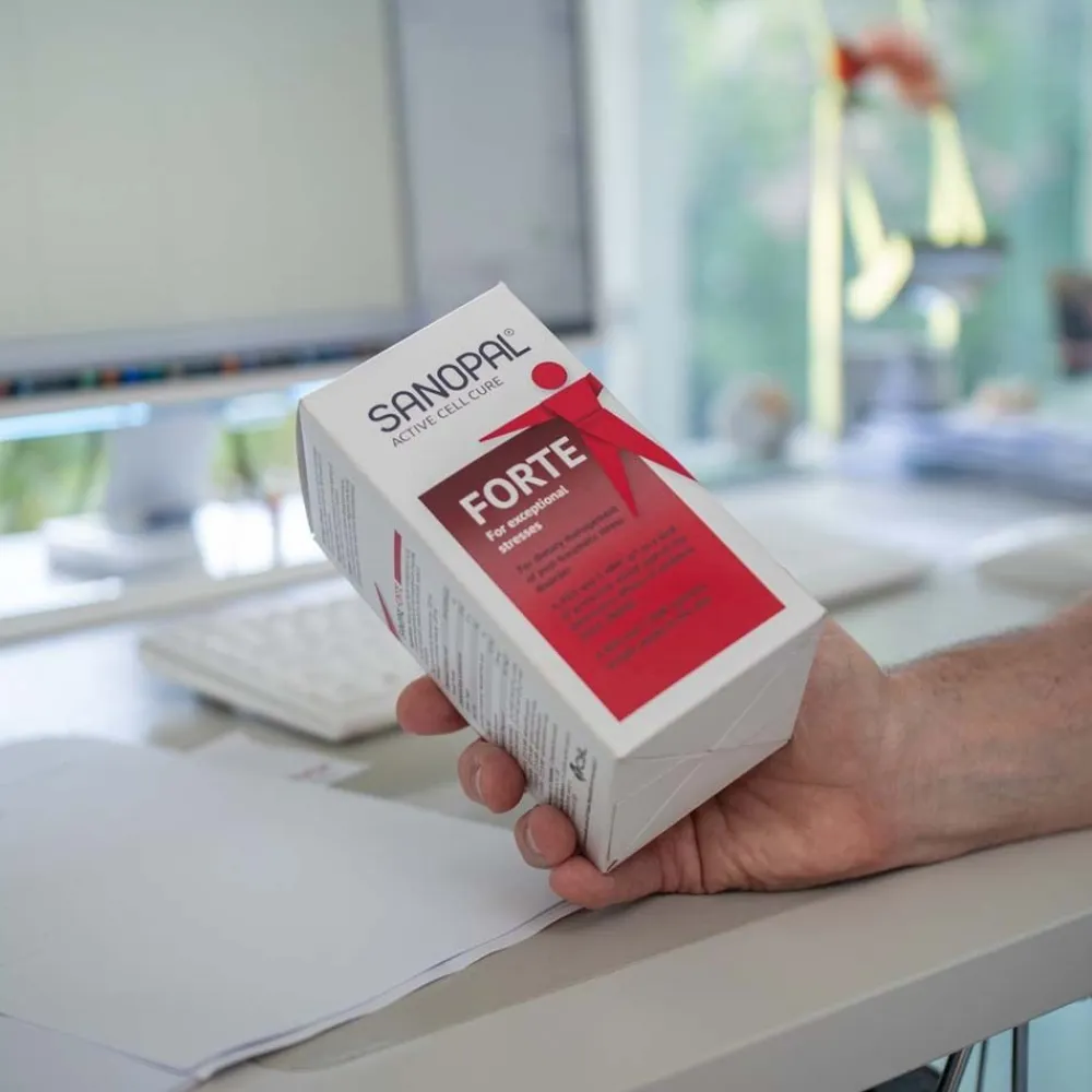 SANOPAL FORTE Trinklösung bei Erschöpfung, Long-COVID, Burnout sowie vor/nach Operationen und Chemotherapien| Online