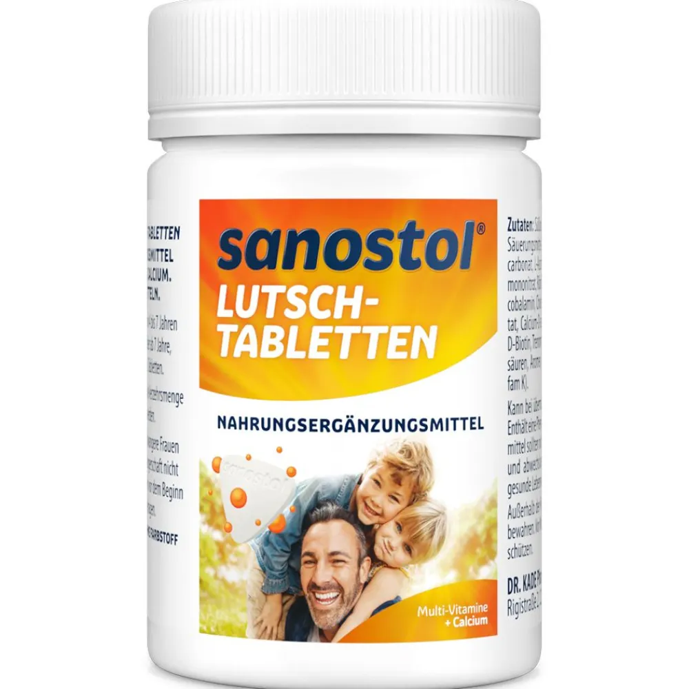 Lutschtabletten mit 12 wichtigen Vitamine und der Extraportion Calcium>Sanostol