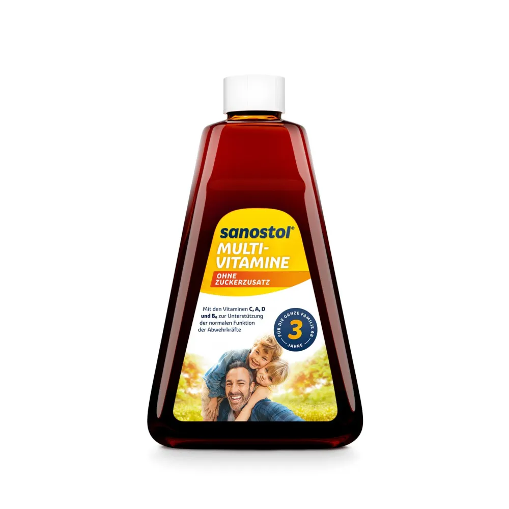 Multi-Vitamine mit Vitamin C und D zur Unterstützung der normalen Funktion des Immunsystems|Sanostol Sale