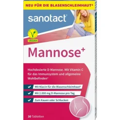 Mannose+ mit Niacin Tabletten>sanotact Best