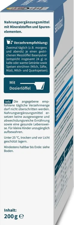 pH-Basenbalance Pulver (6 x 200g) • Für Säure Basen Balance|sanotact Hot