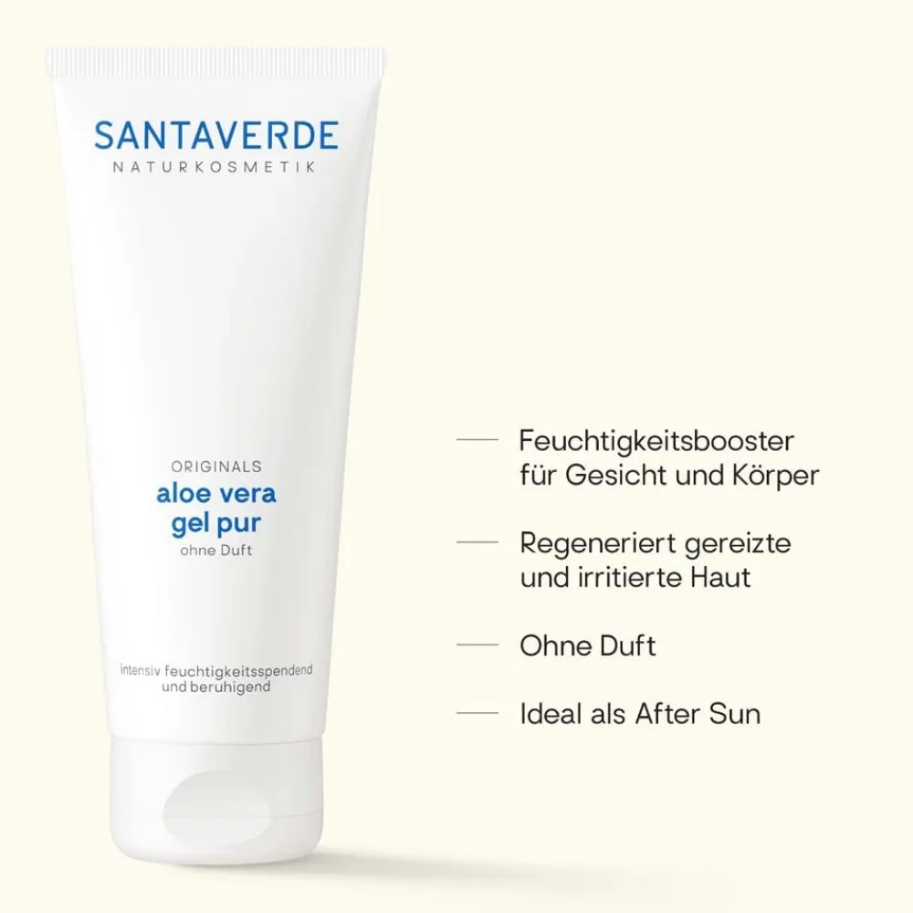 Aloe Vera Gel pur ohne Duft>Santaverde Outlet