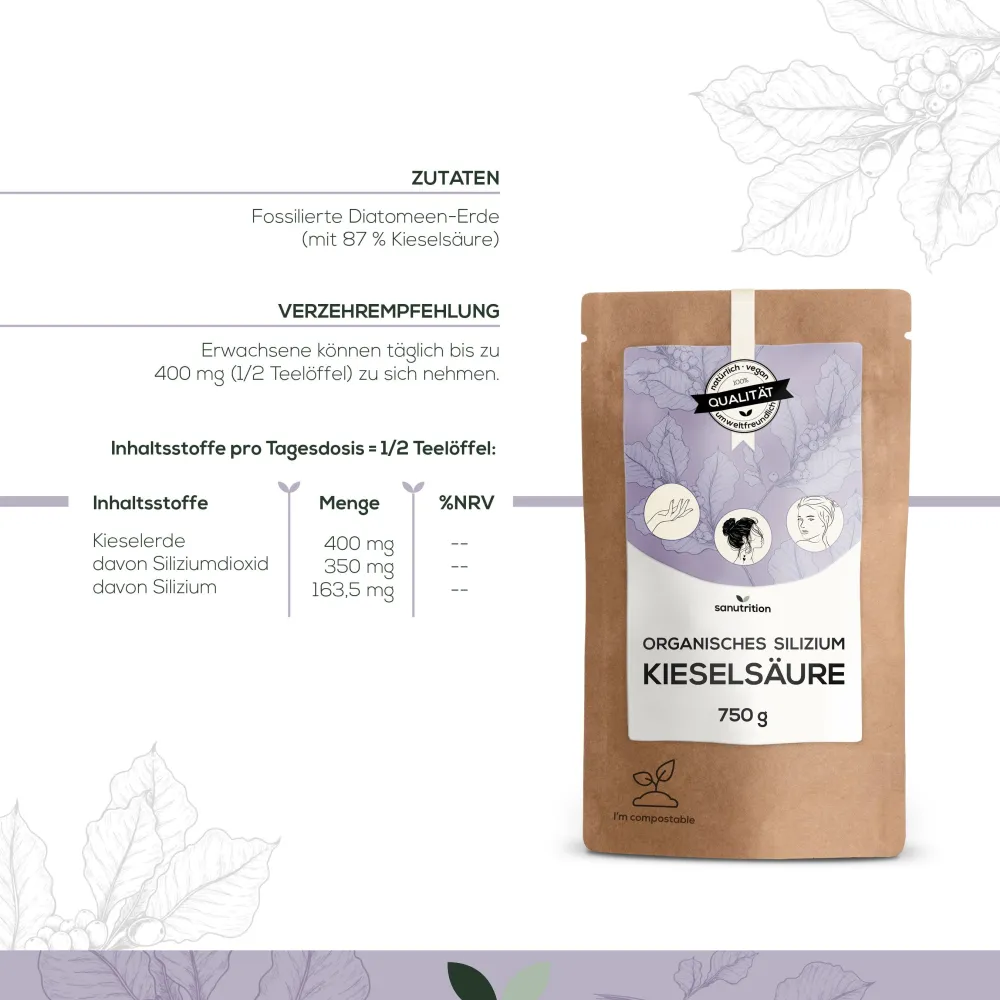 ® - reine Kieselsäure|sanutrition