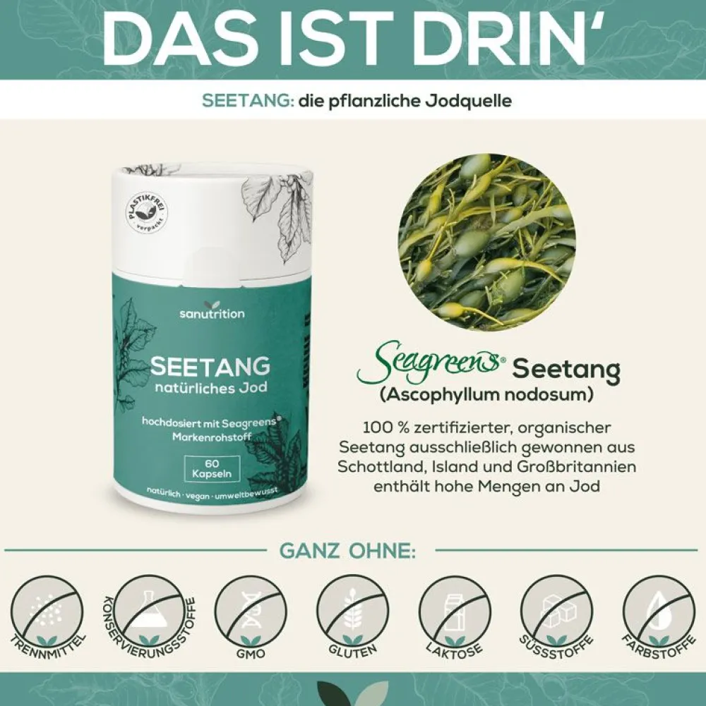 ® - Seetang 500 mg (natürliches Jod)>sanutrition Sale