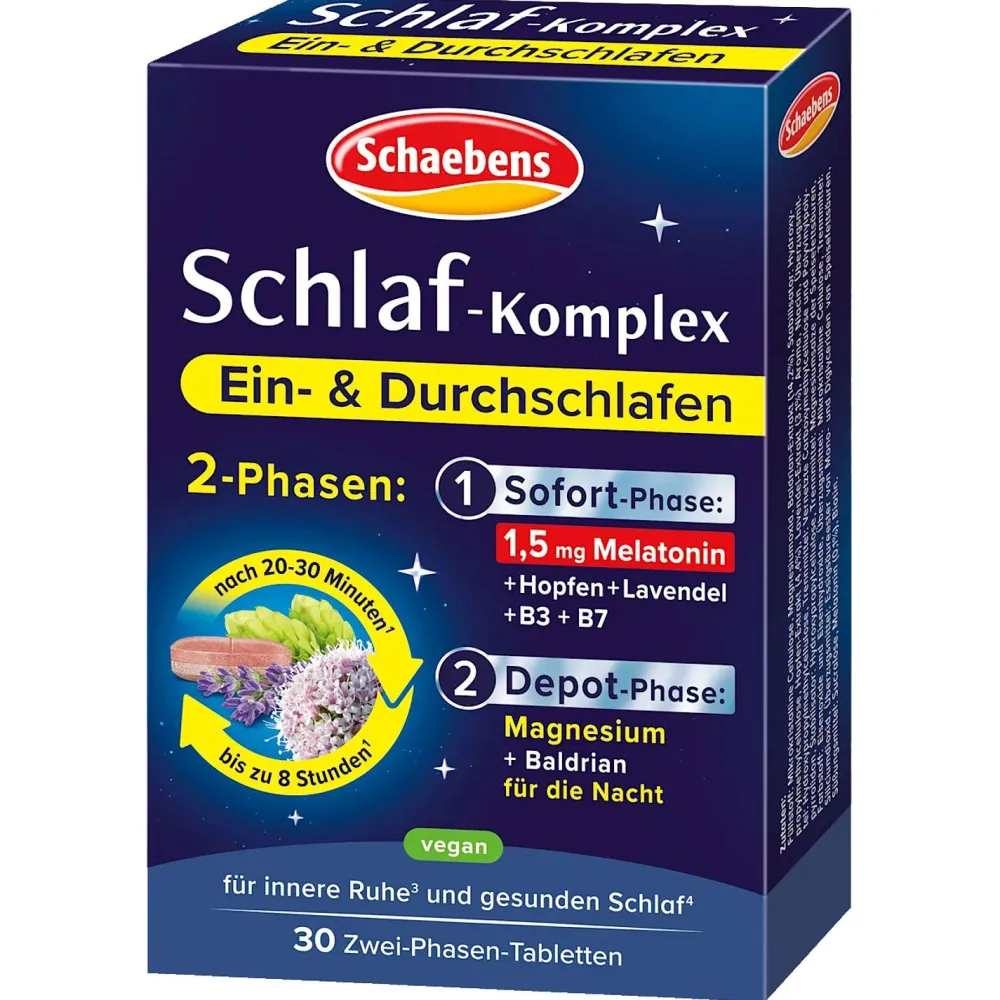 Schaebens Melatonin Schlaf Komplex Tabletten| Best