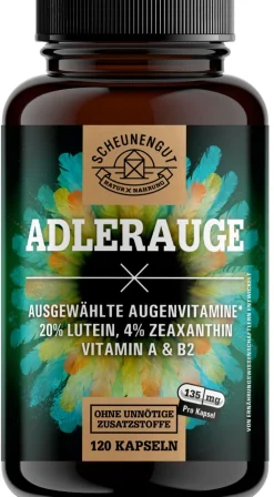 ® ADLERAUGE | 20mg Lutein, 4mg Zeaxanthin, Anthocyanidin & ausgewählte Augenvitamine*>SCHEUNENGUT Sale