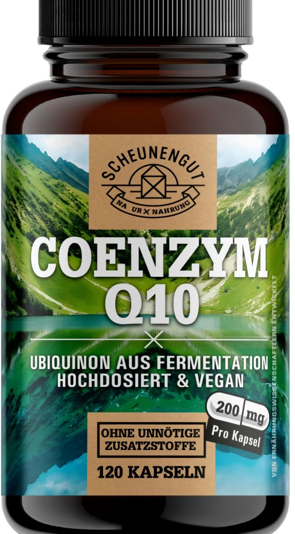® Coenzym Q10 | pflanzlicher Rohstoff aus Fermentation | 200mg pro Kapsel>SCHEUNENGUT Clearance