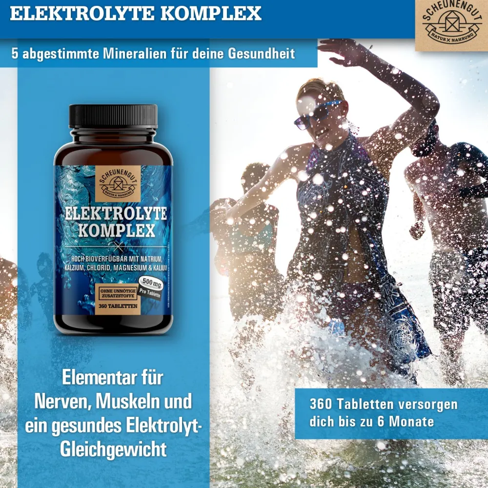 Scheunengut® Elektrolyte Komplex | Elektrolyte ohne Zucker | Magnesium, Natrium, Kalium, Calcium> Clearance
