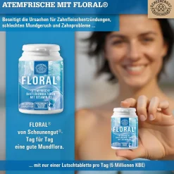 Scheunengut® Floral - Atemfrische mit L. salivarius und Vitamin D3 | Kirsch-Zitrone Geschmack|