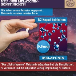 ® Melatonin | Schlafkomplex mit 1mg Melatonin pro Tablette | 100% natürlich|SCHEUNENGUT Clearance