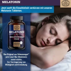 ® Melatonin | Schlafkomplex mit 1mg Melatonin pro Tablette | 100% natürlich|SCHEUNENGUT Clearance