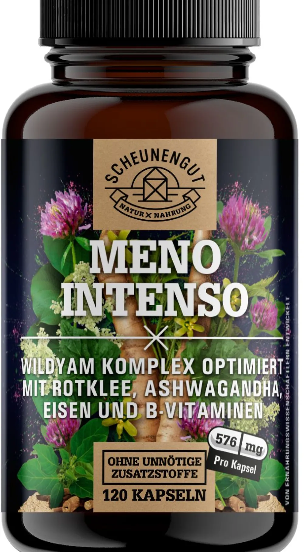 ® MENO INTENSO | Wechseljahre/Menopause Komplex mit Yamswurzel, Ashwagandha uvm.>SCHEUNENGUT Sale