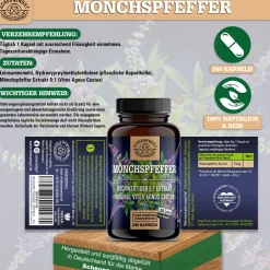 ® Mönchspfeffer | hochdosierter 10:1 Fruchtextrakt Vitex Agnus Castus|SCHEUNENGUT