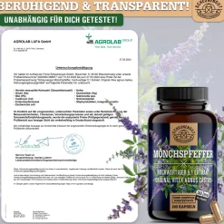 ® Mönchspfeffer | hochdosierter 10:1 Fruchtextrakt Vitex Agnus Castus|SCHEUNENGUT