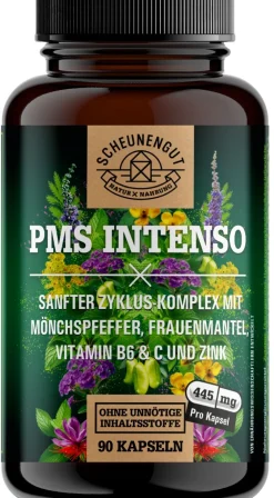 ® PMS INTENSO | Sanfter Zyklus-Komplex mit Gänsefingerkraut, Eisenkraut uvm.>SCHEUNENGUT