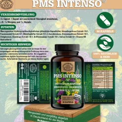 ® PMS INTENSO | Sanfter Zyklus-Komplex mit Gänsefingerkraut, Eisenkraut uvm.><noscript><img width=