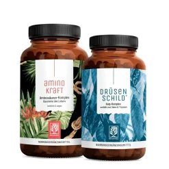 Schildkraft-Paket: AMINOKRAFT, DRÜSENSCHILD - ®>NATURTREU Online