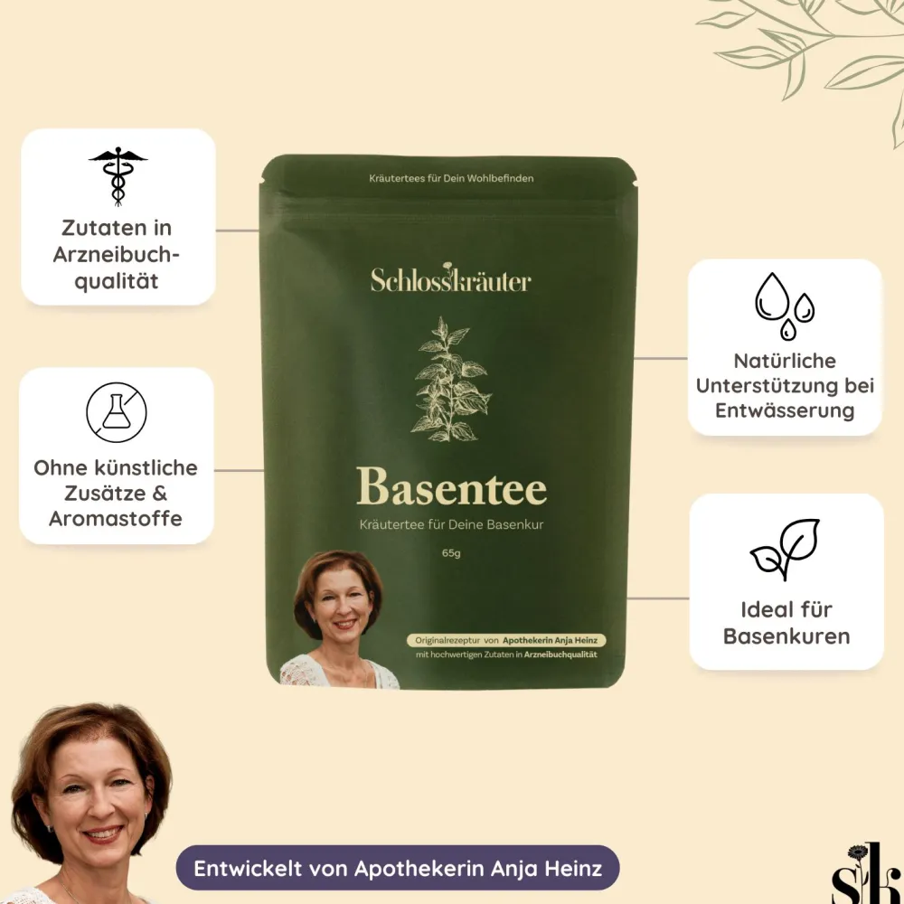 Schlosskräuter Basentee mit Brennessel & Labkraut> Discount