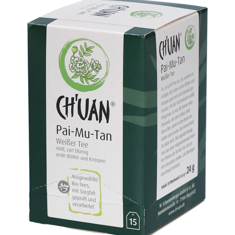Ch’uan Pai-Mu-Tan Weißer Tee Bio - Filterbeutel>Schoenenberger Sale