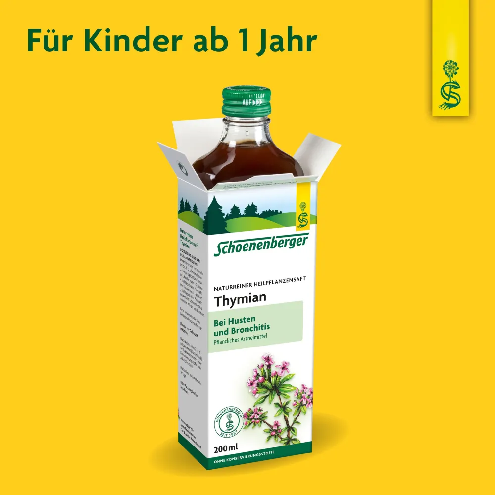 ® Heilpflanzensaft Thymian>Schoenenberger Hot